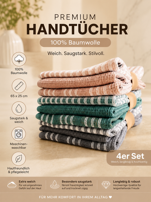 3er Set Küchentücher